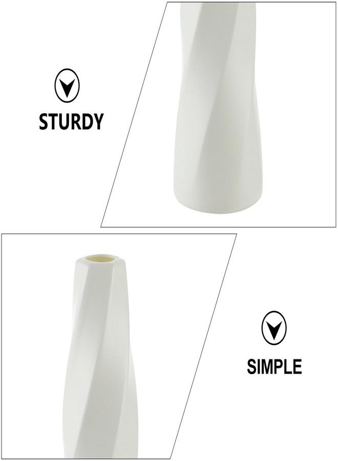 BESTYASH 3Pcs Plastic Flower Vases for Home Decor Small Bud Vases for Living Room Table Balcony Modern Decorative Ornaments - Image 5